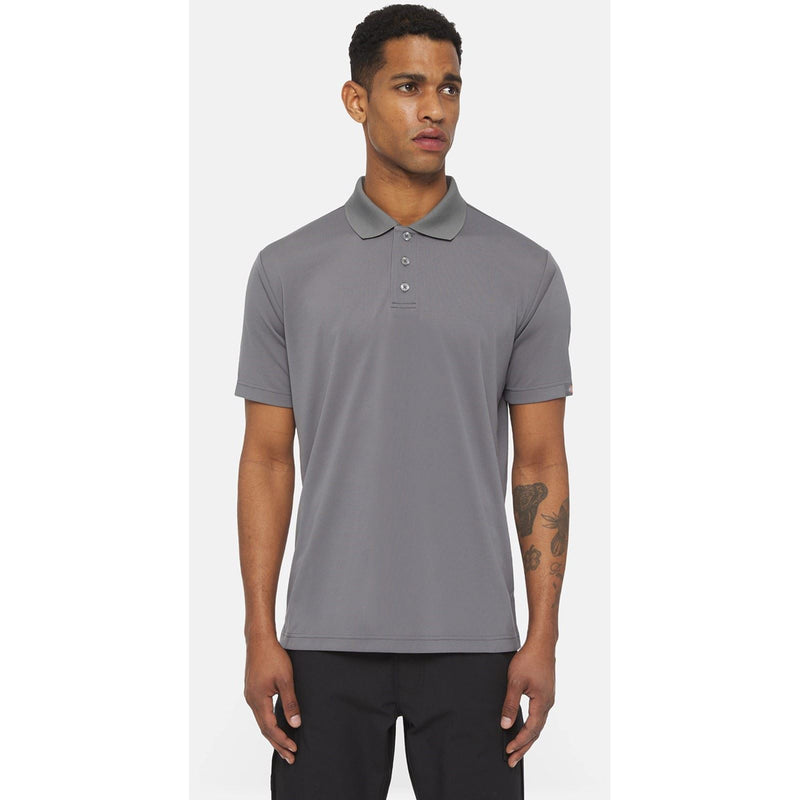 Dickies Everyday Polyester Men's Grey Polo Shirt