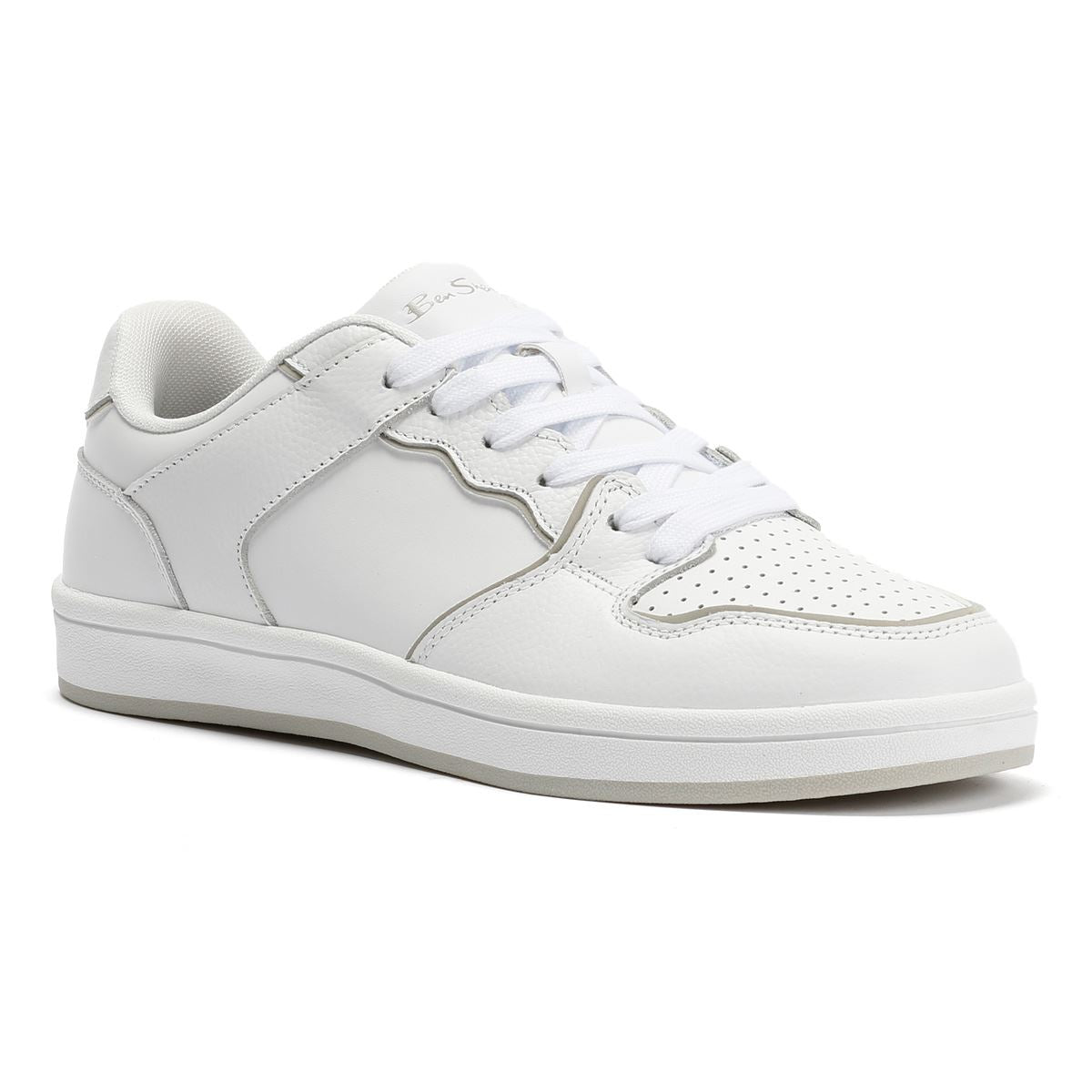 Ben Sherman Club Leather Men's White Trainers