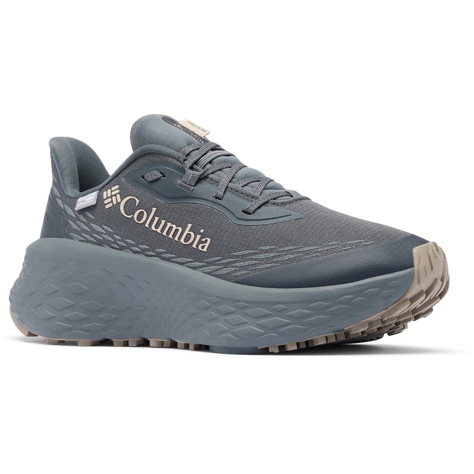 Columbia Konos Trillium Walking Polyester Women's Graphite/Soft Taupe Hiking Shoes
