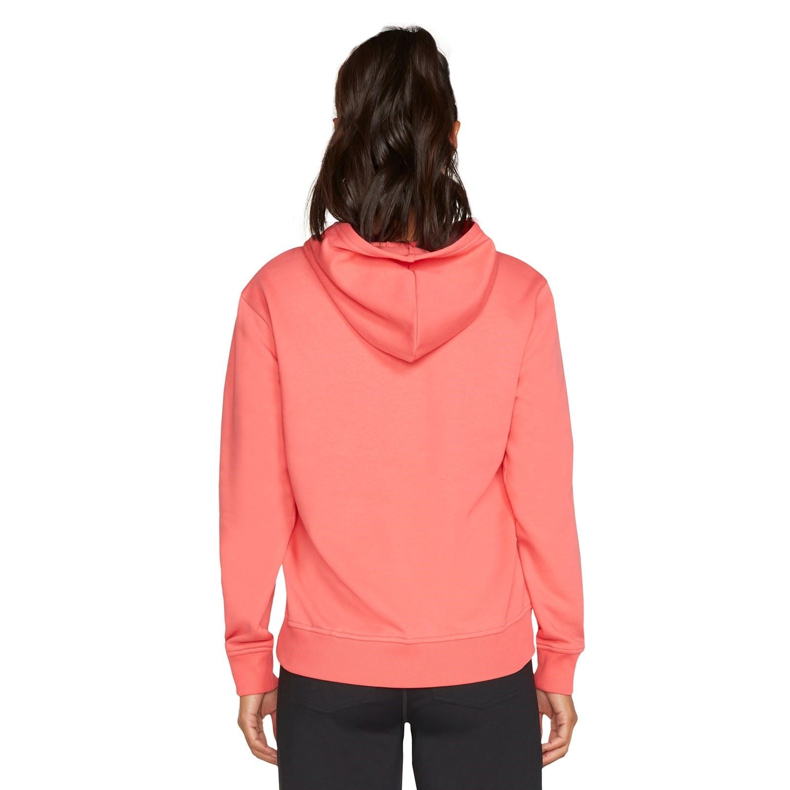 Skechers Performance Heritage Pullover Cotton Women's Peach Hooded Sweatshirt