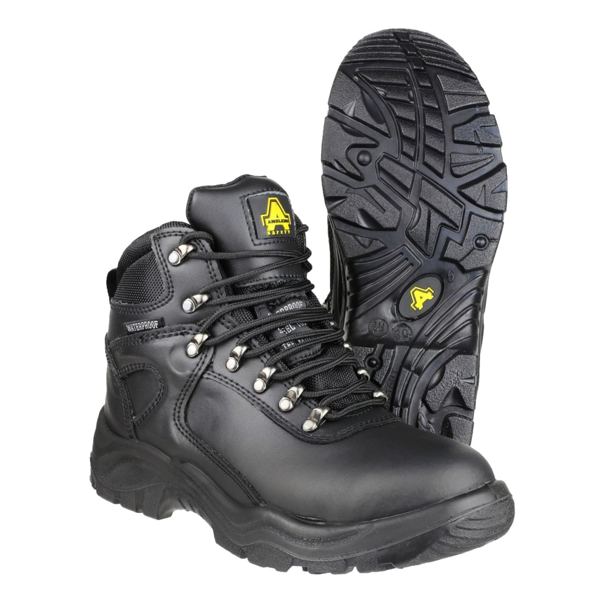 Amblers Safety FS218 Leather Black Safety Boots