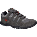 Hi-Tec Quadra II Suede Men's Charcoal/Zingy Red Hiking Boots
