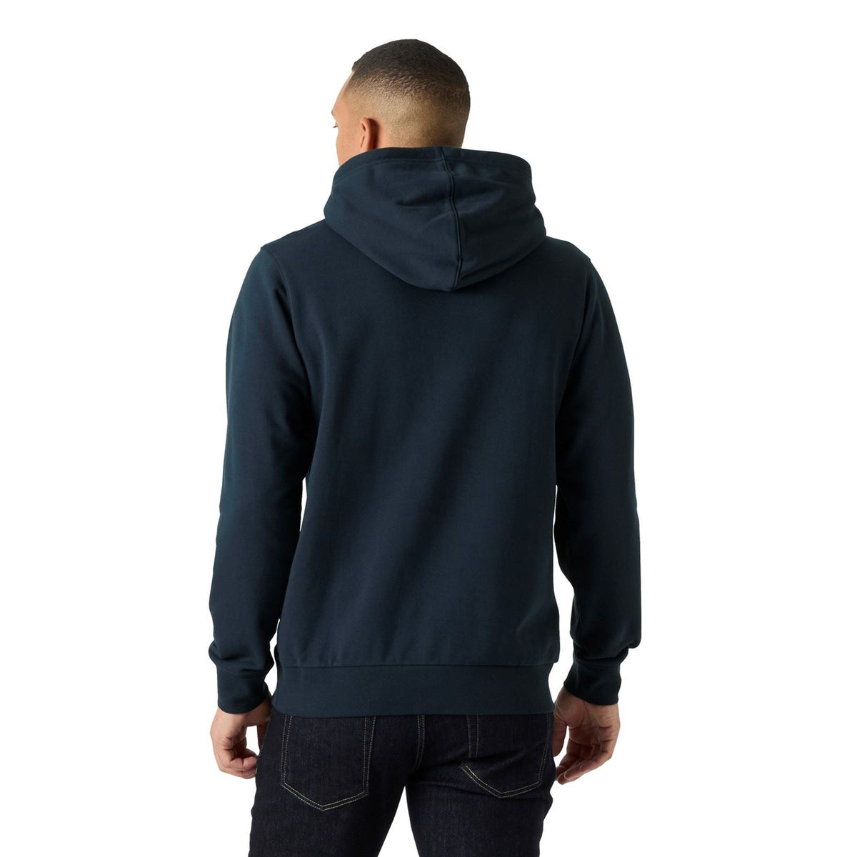 Helly Hansen Sport Staple Hoodie Cotton Men's Blue Hooded Sweatshirt