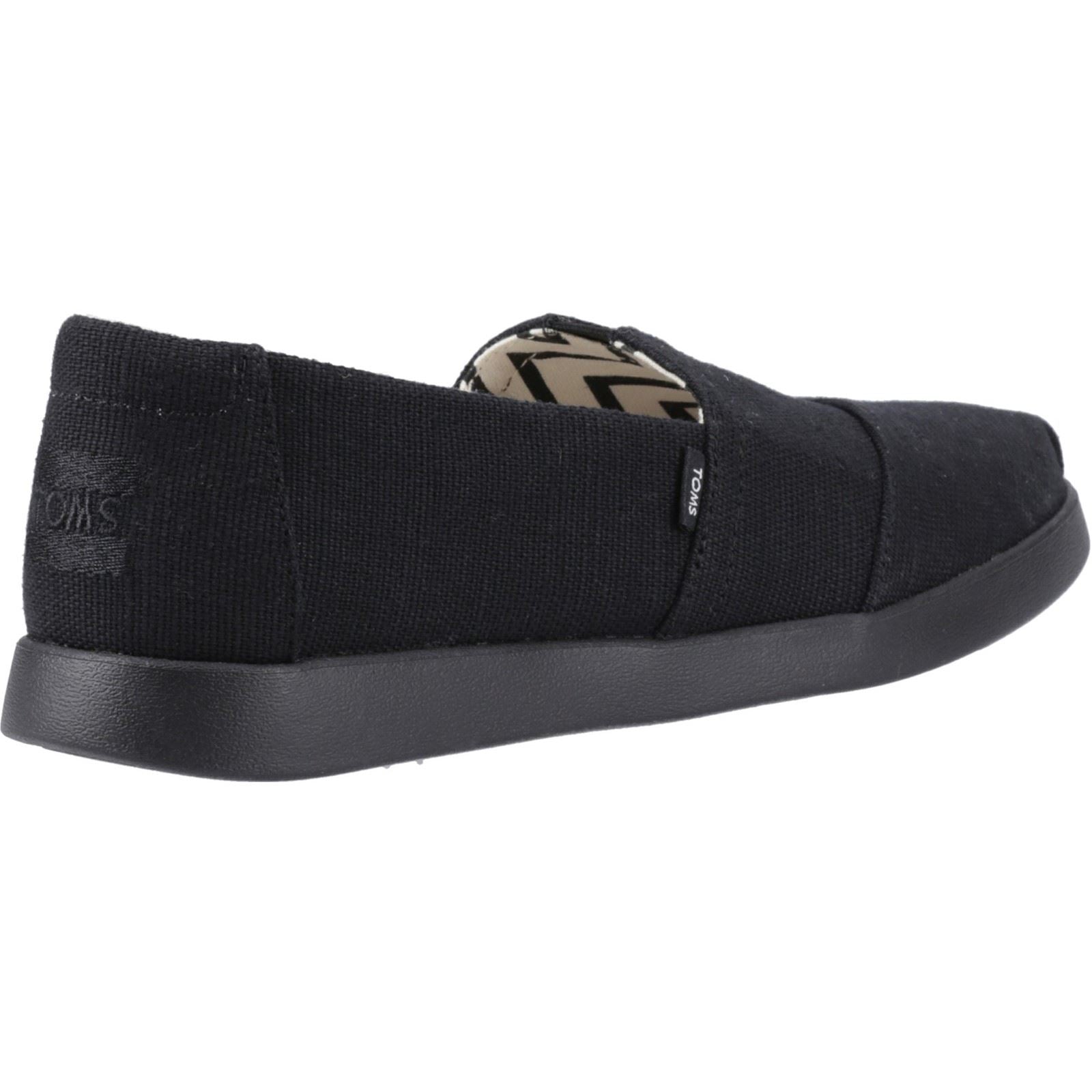 TOMS Alpargata Plus Jute Women's Black/Black Espadrilles