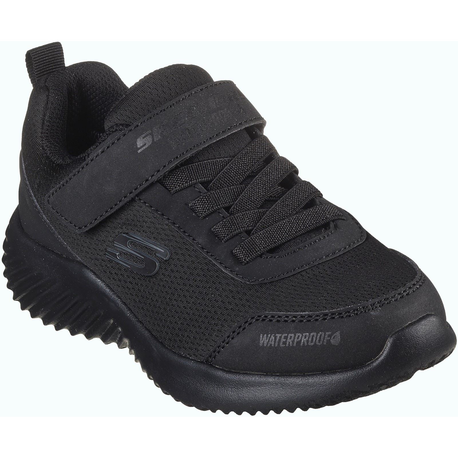 Skechers Bounder - Dripper Drop Synthetic Junior/Youth Boy's Black Trainers