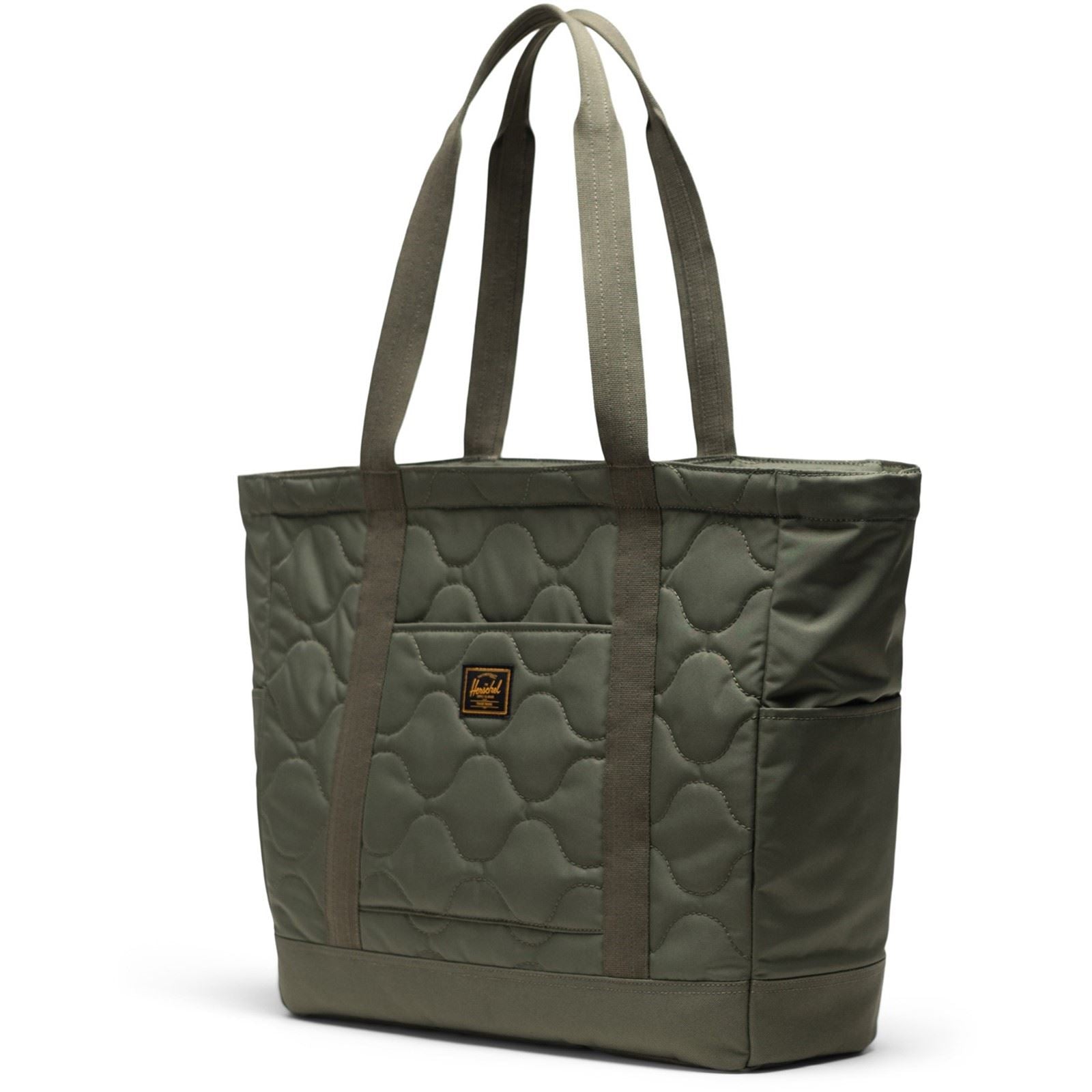 Herschel Bags Herschel Heritage Quilted Capsule Tote Polyester Green Tote Bag - One Size