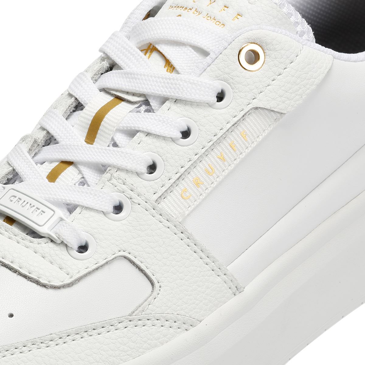 Cruyff Endorsed Tennis Leather Men's White Trainers