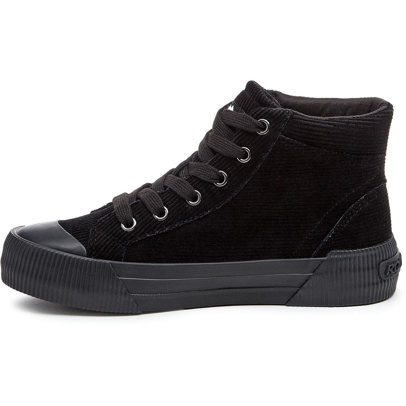 Rocket Dog Cheery Hi Corduroy Women's Black Trainers