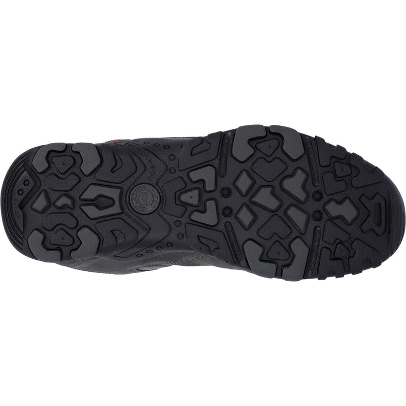 Hi-Tec Quadra II Suede Men's Charcoal/Zingy Red Hiking Boots