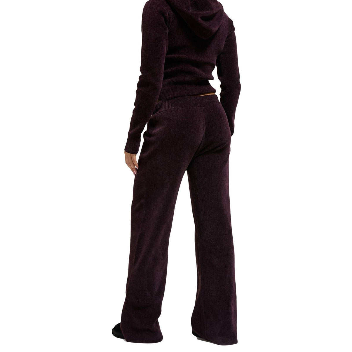 Juicy Couture Jama Knit Pant Women's Wine Joggers