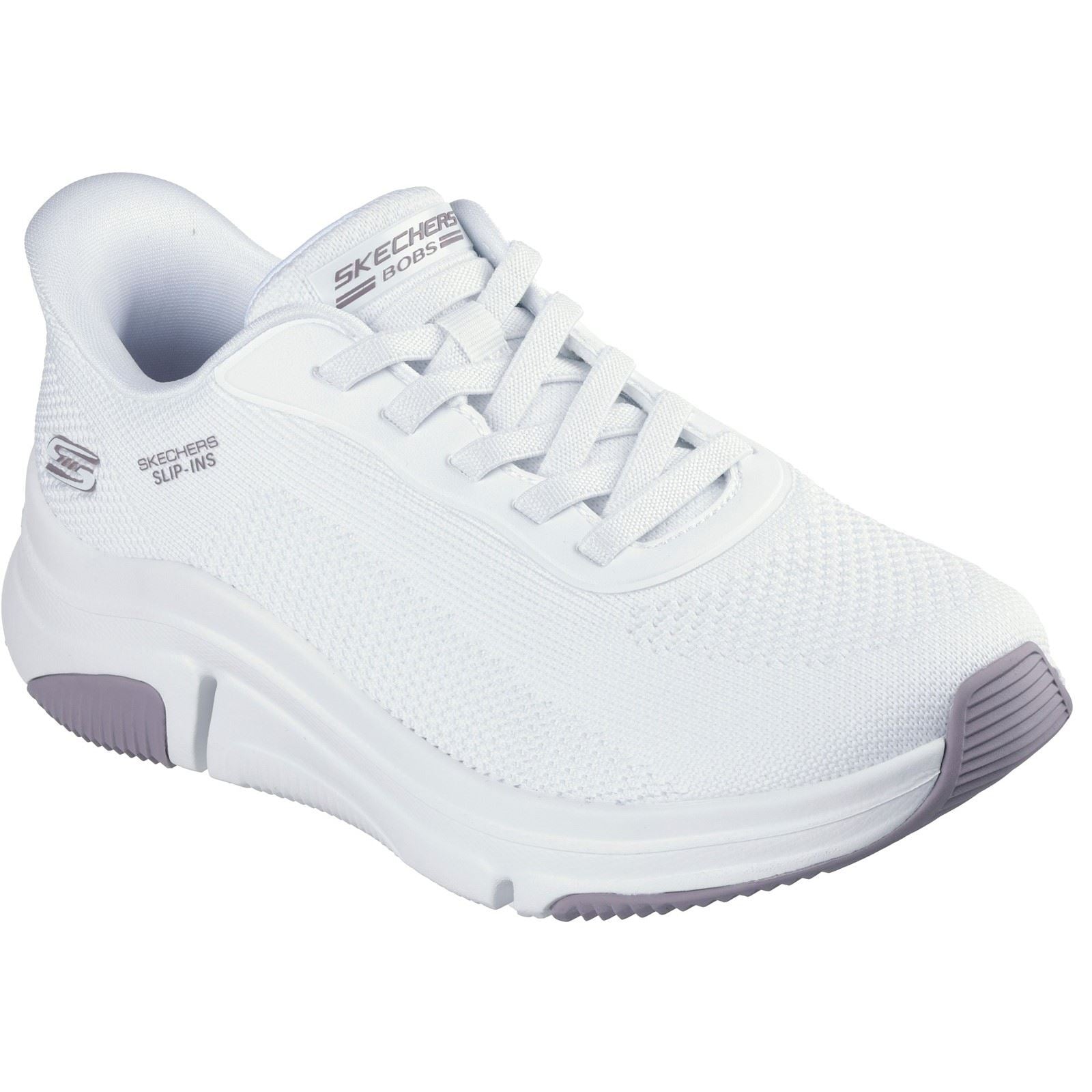 Skechers BOBS Sparrow Flex Too You Textile Women's White Trainers