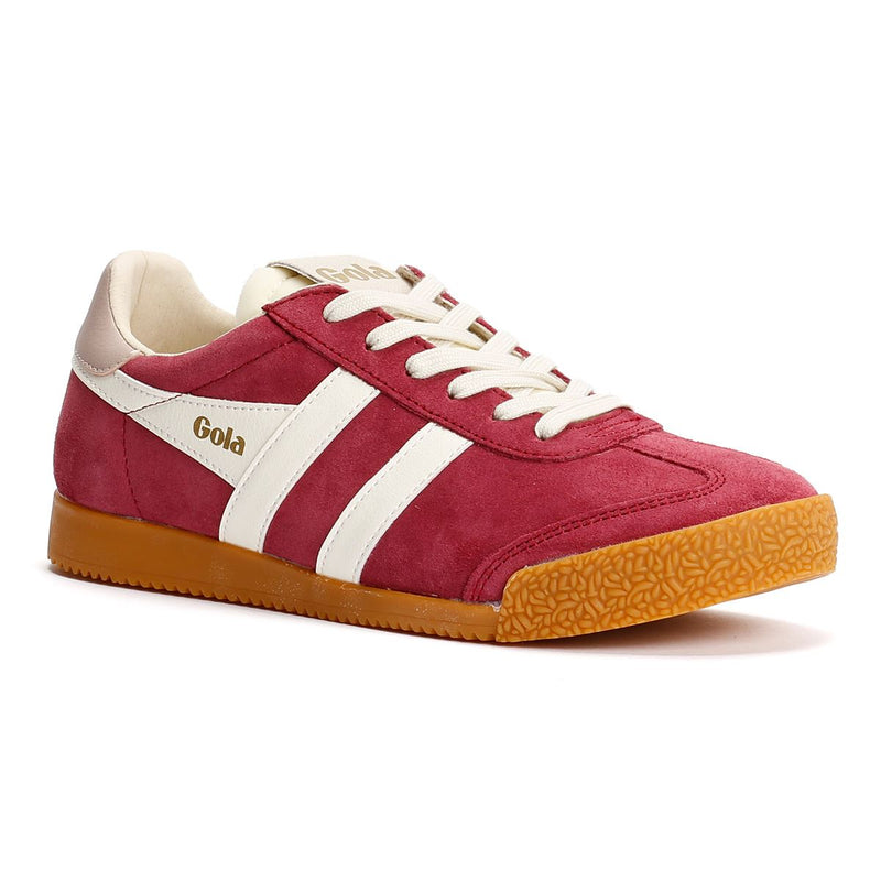 Gola Elan Suede Women's Cerise/Off White/Chalk Pink Trainers