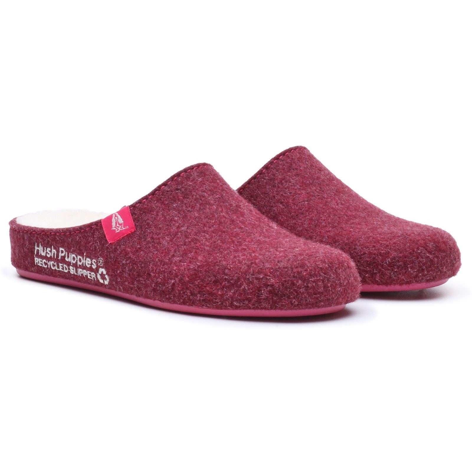 Hush Puppies The Good Slipper Polyester Women's Bordeaux Slippers