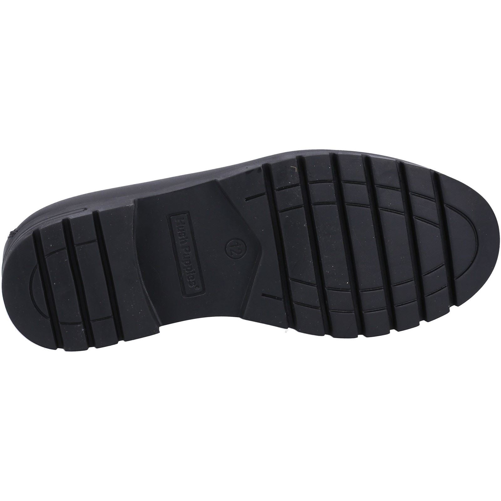 Hush Puppies Hazel Loafer Leather Youth Girl's Black Loafers