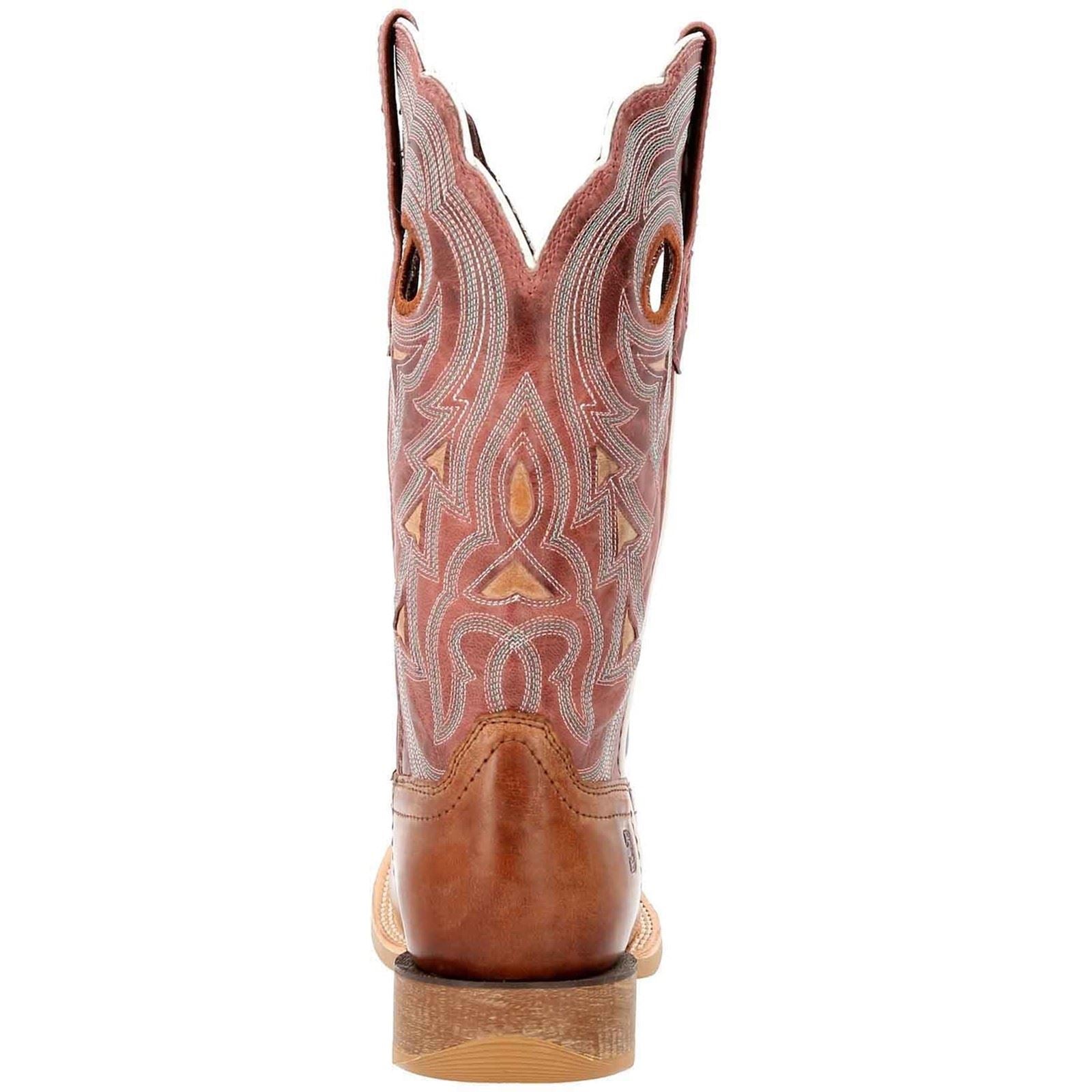 Durango Lady Rebel Pro Leather Women's Dusty Brown/Sky Blue Boots