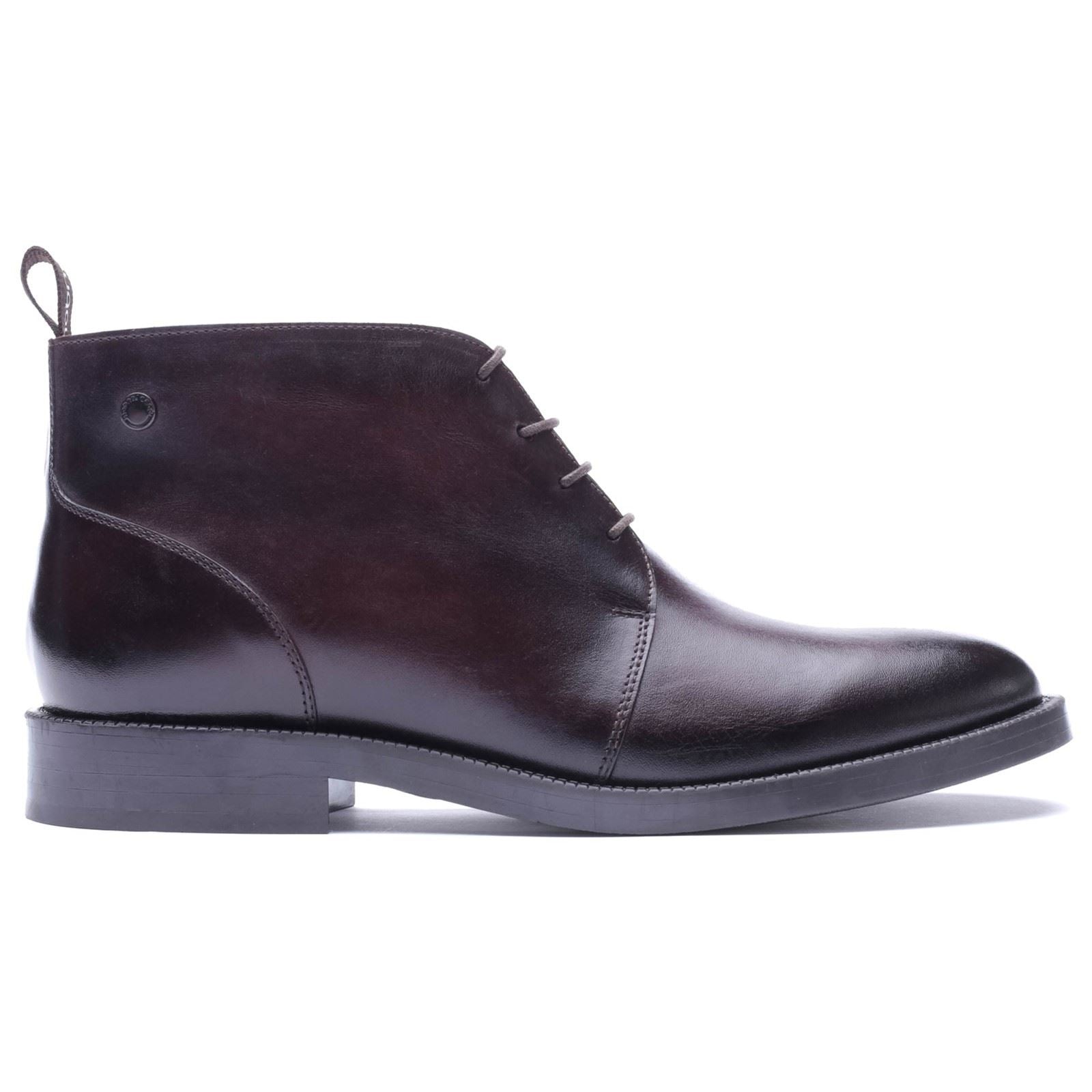Base London Marco Leather Men's WASHED BROWN Ankle Boots