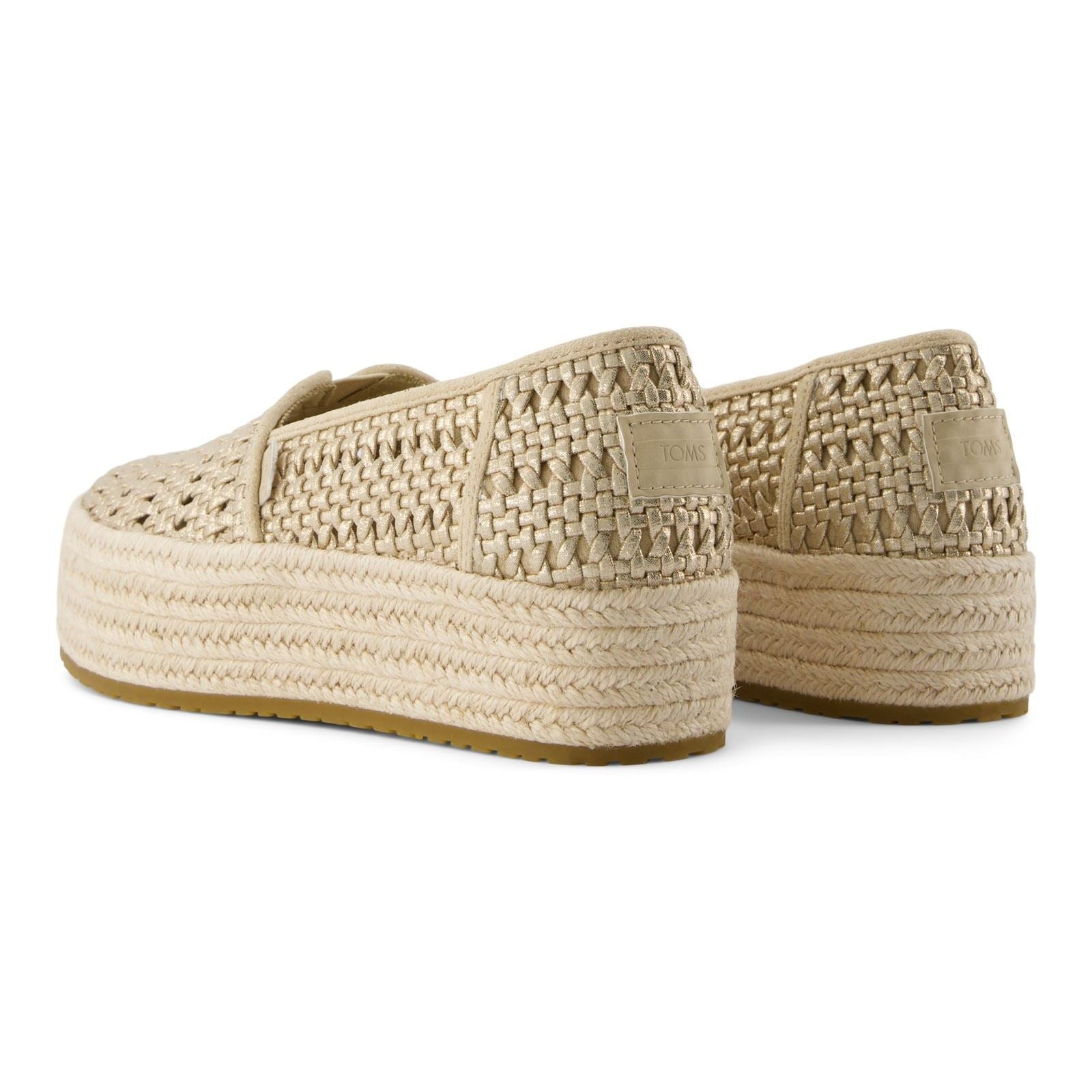 TOMS Valencia Textile Women's Champagne Espadrilles