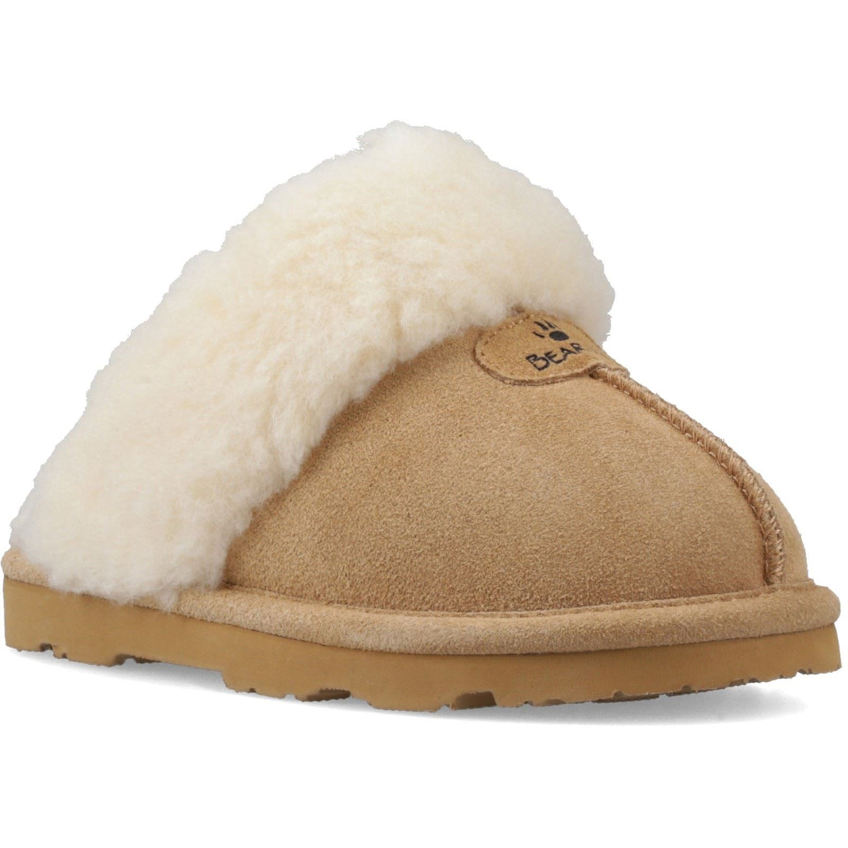 Bearpaw Loki Childrens Suede Girl's Coffee Slippers