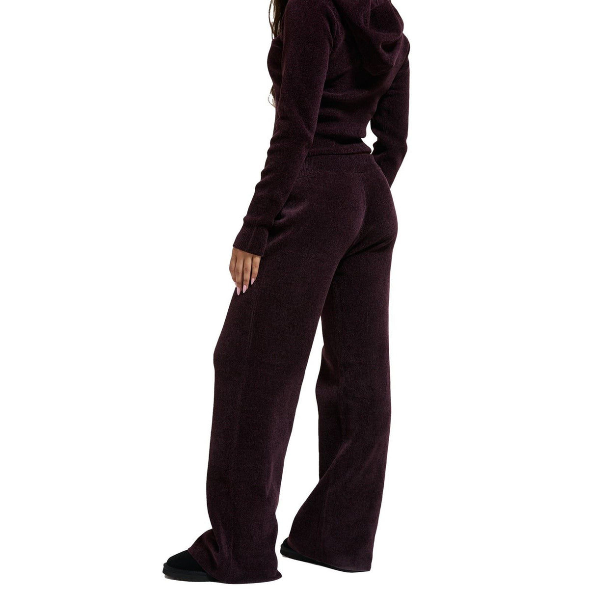 Juicy Couture Jama Knit Pant Women's Wine Joggers