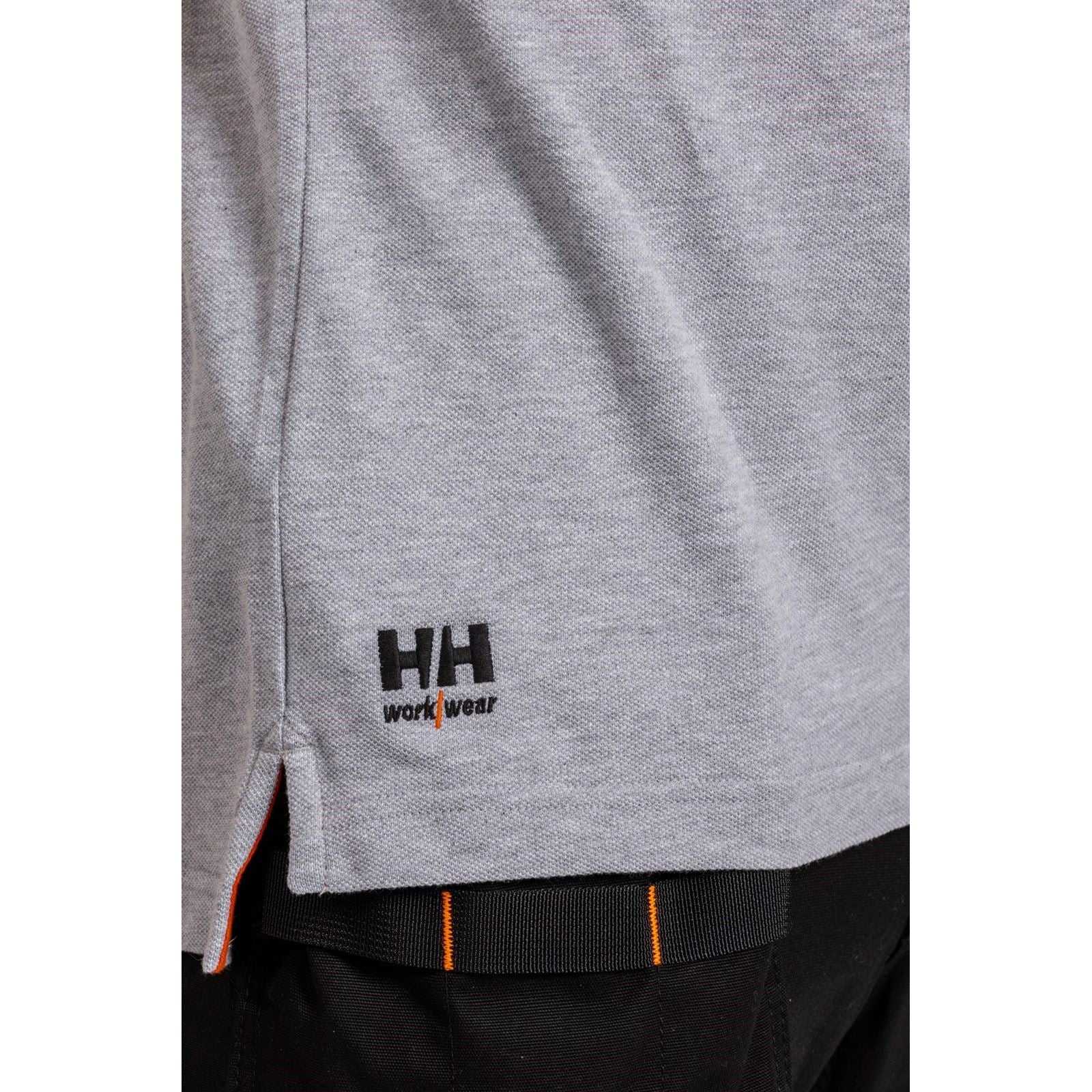 Helly Hansen Workwear Oxford Cotton Men's Grey Polo Shirt