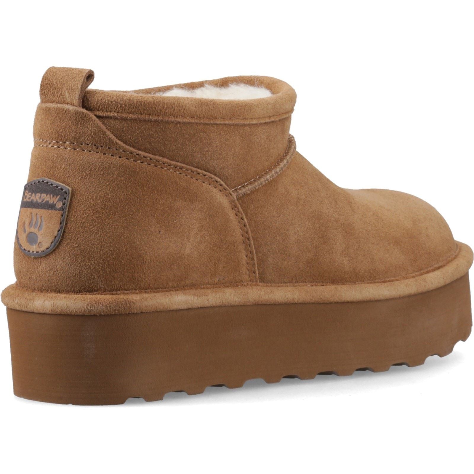 Bearpaw Retro Super Shorty Suede Women's Hickory Winter Ankle Boots