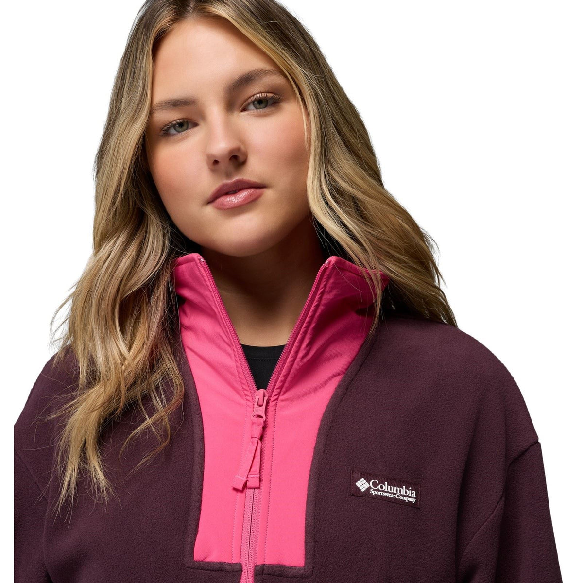 Columbia Sequoia Grove II Full Zip Women's Pink Fleece Jackets