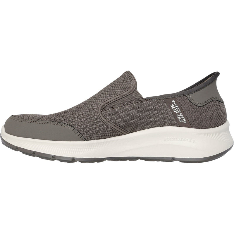 Skechers Equalizer 5.0 Drayze Synthetic Men's Taupe Trainers