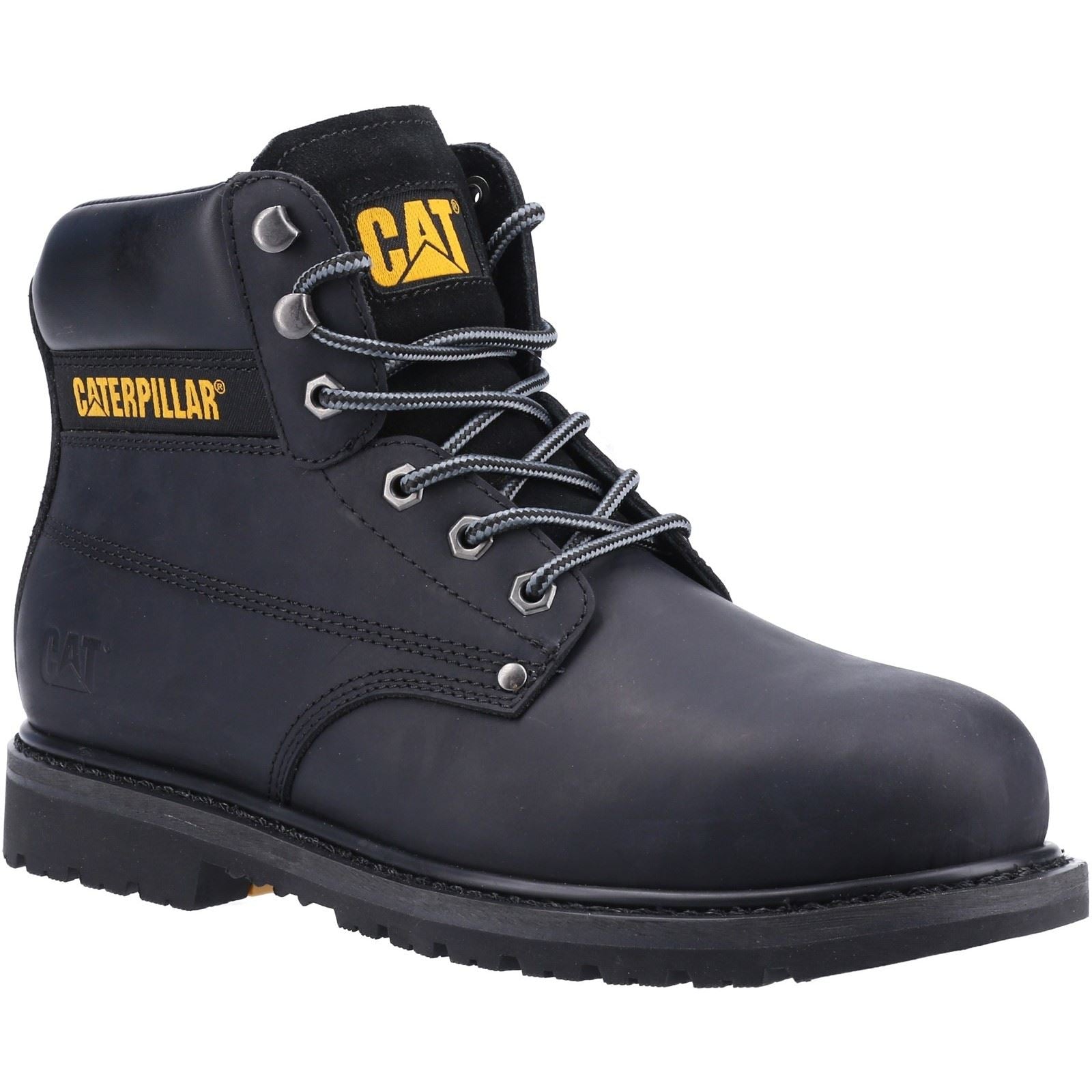 Caterpillar Powerplant S3 Nubuck Black Safety Boots