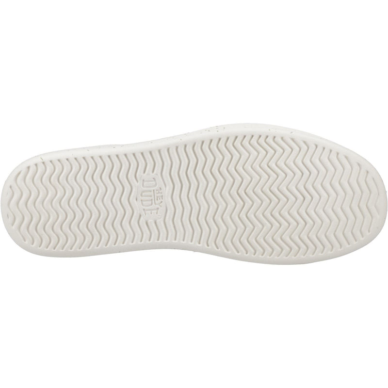 HEYDUDE Sunapee Coastline Cotton Blend Men's Bone Loafers