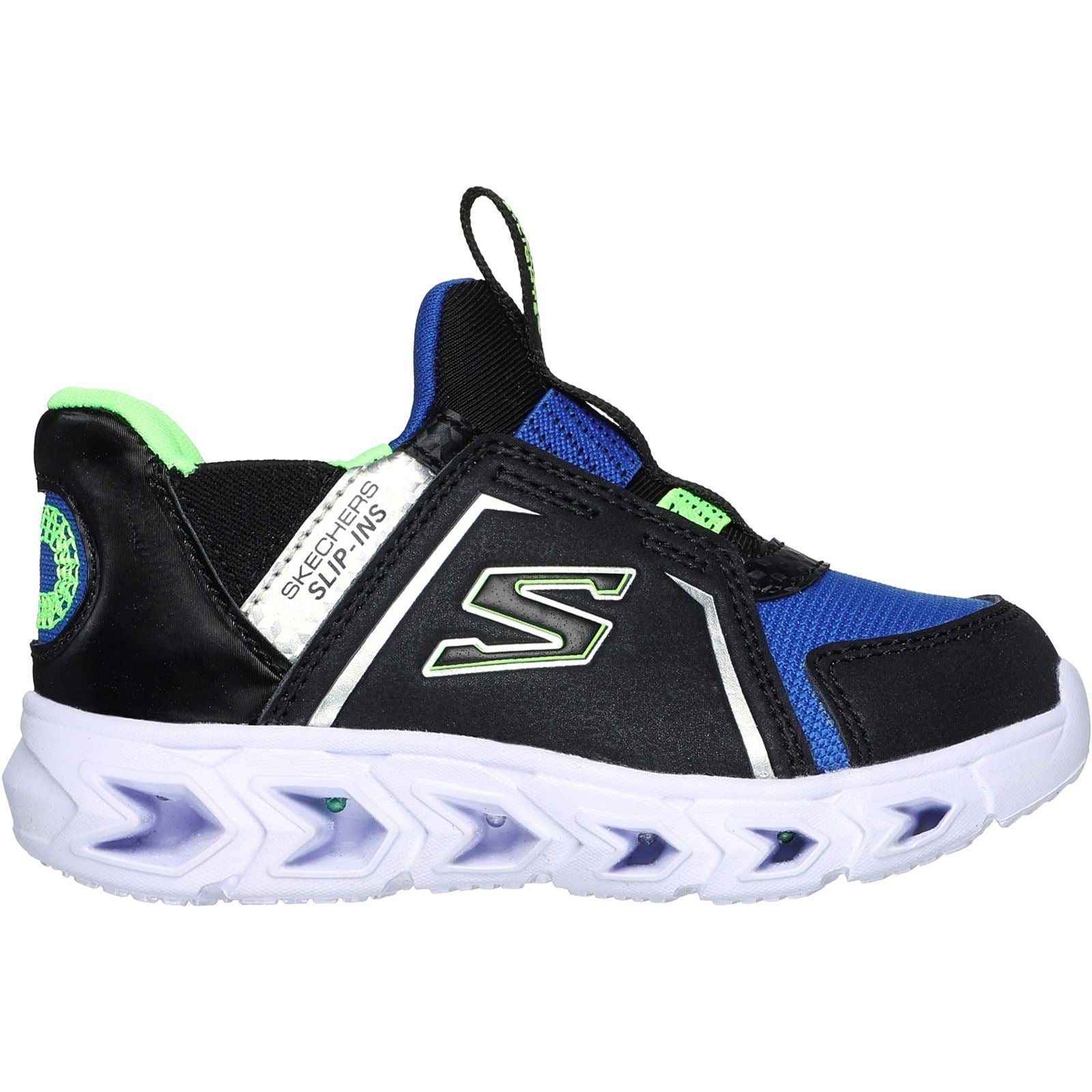 Skechers Hypno-Flash 2.0 - Vexlux Black/Blue/Lime Trainers