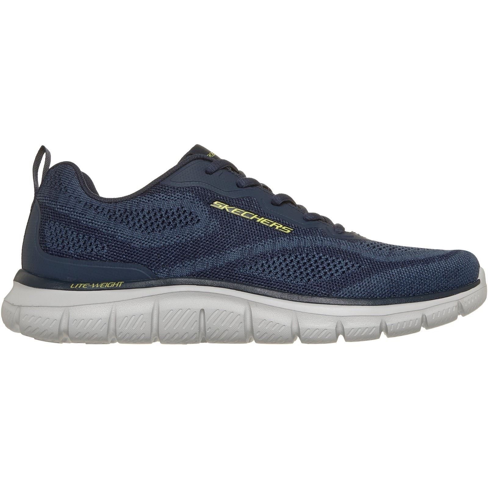 Skechers Track Pohlter Textile Men's Navy Trainers
