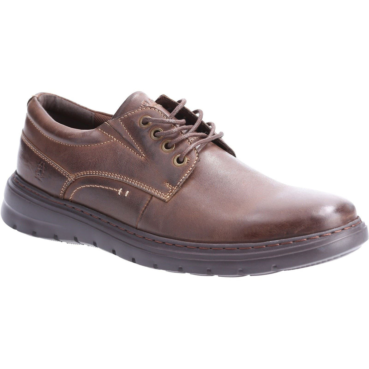 Hush Puppies TRITON LACE UP Leather Men's Brown Lace-Up Shoes