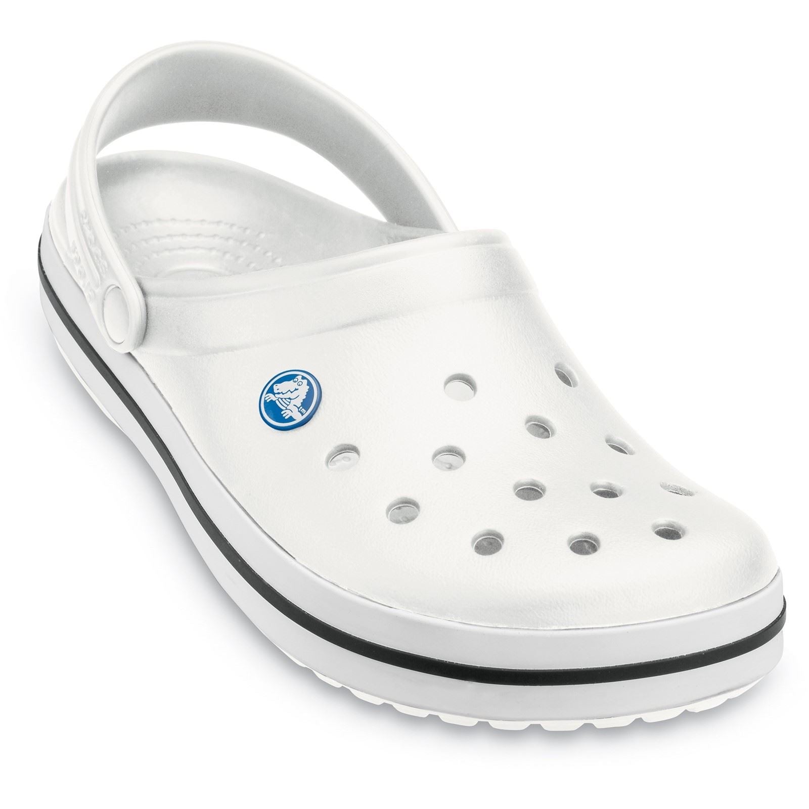 Crocs Crocband Synthetic White Clogs