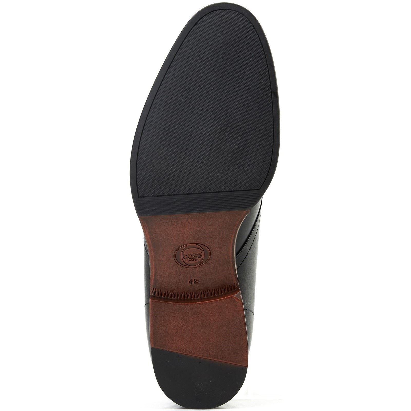 Base London Wallis Leather Men's Black Ankle Boots