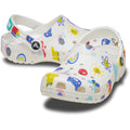 Crocs Classic Graphic Synthetic White/Multi Clogs