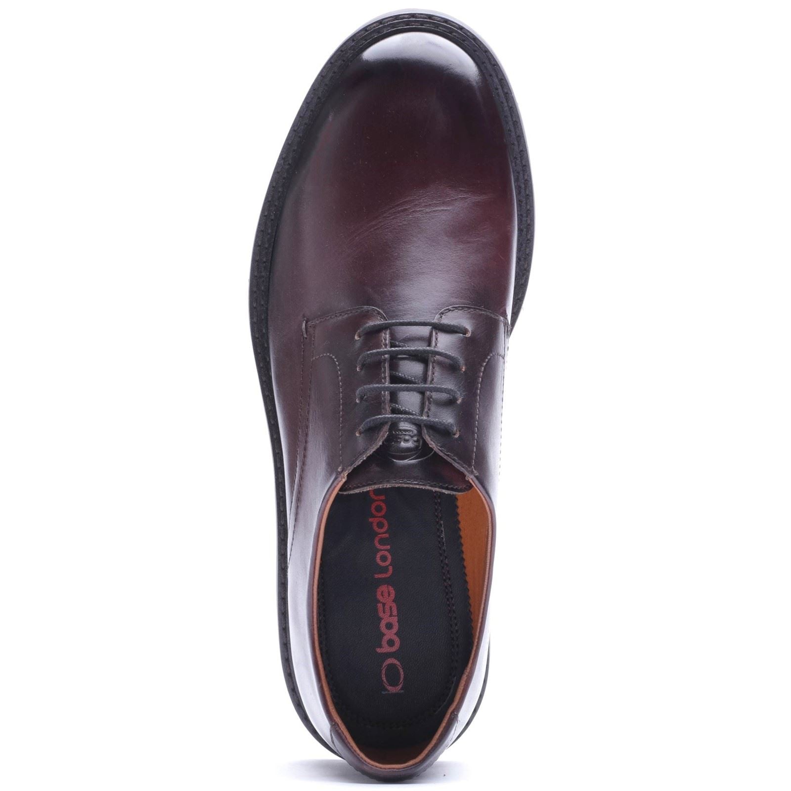 Base London Vector Leather Men's WASHED BROWN Lace-Up Shoes