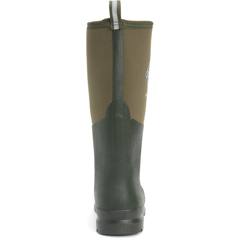 Muck Boots Chore Classic Hi Steel Cap Synthetic Moss Wellington Boots