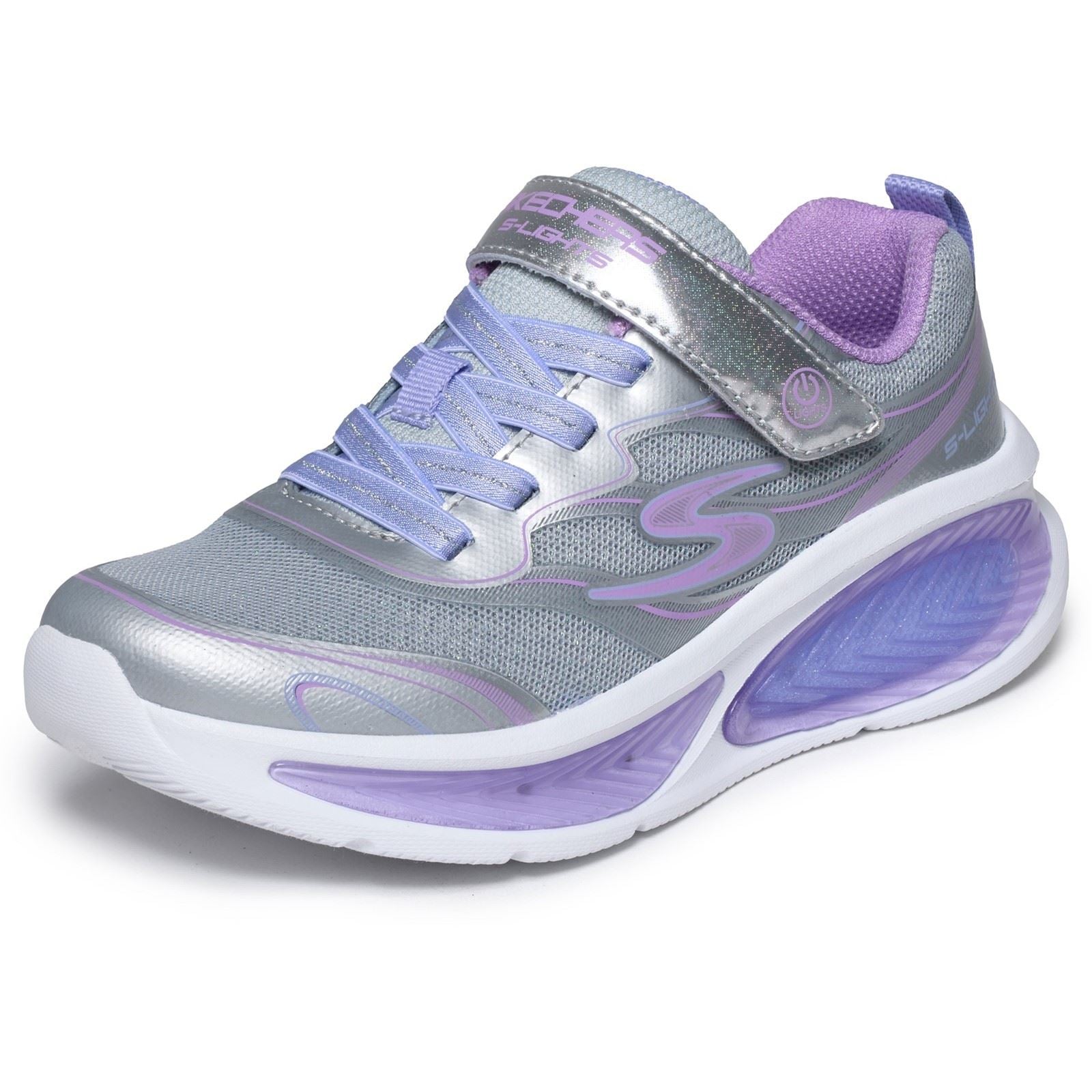 Skechers Cosmic Glow 2.0 Silver/Sparkle/Multi Trainers