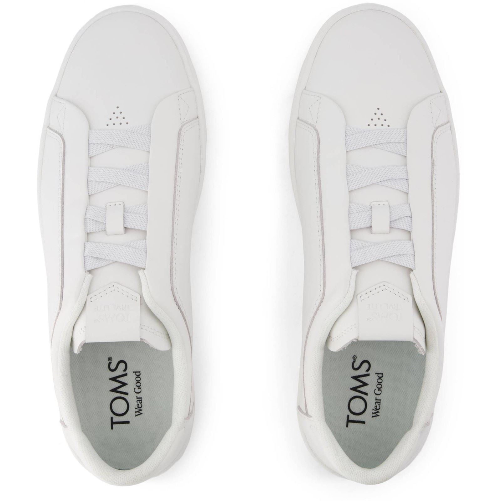 TOMS Trvl Lite Miles Leather Men's White Trainers