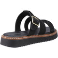Hush Puppies Celeste Slide Leather Women's Black Sandals