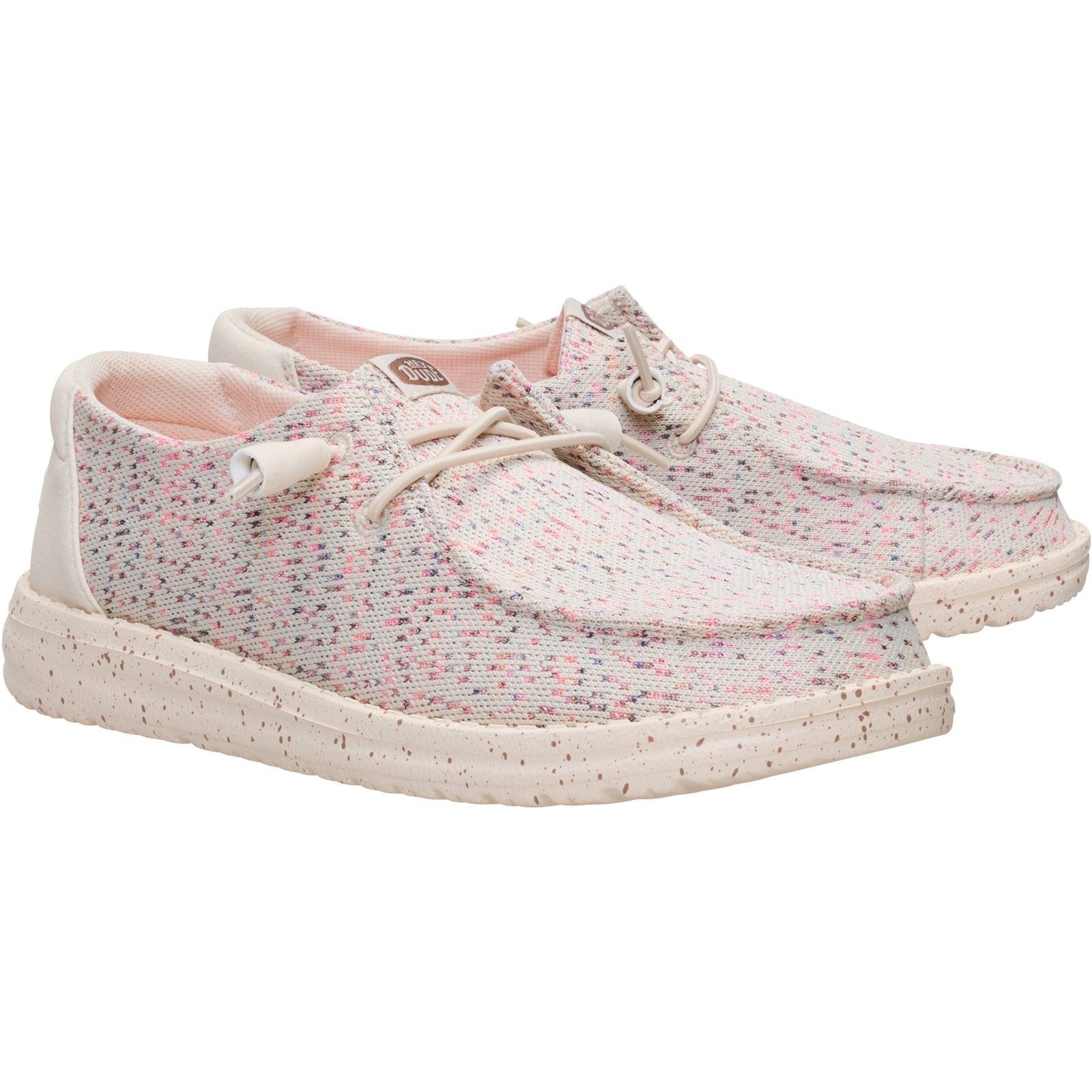 HEYDUDE Wendy Stretch Polyester Women's Taupe/Multi Loafers