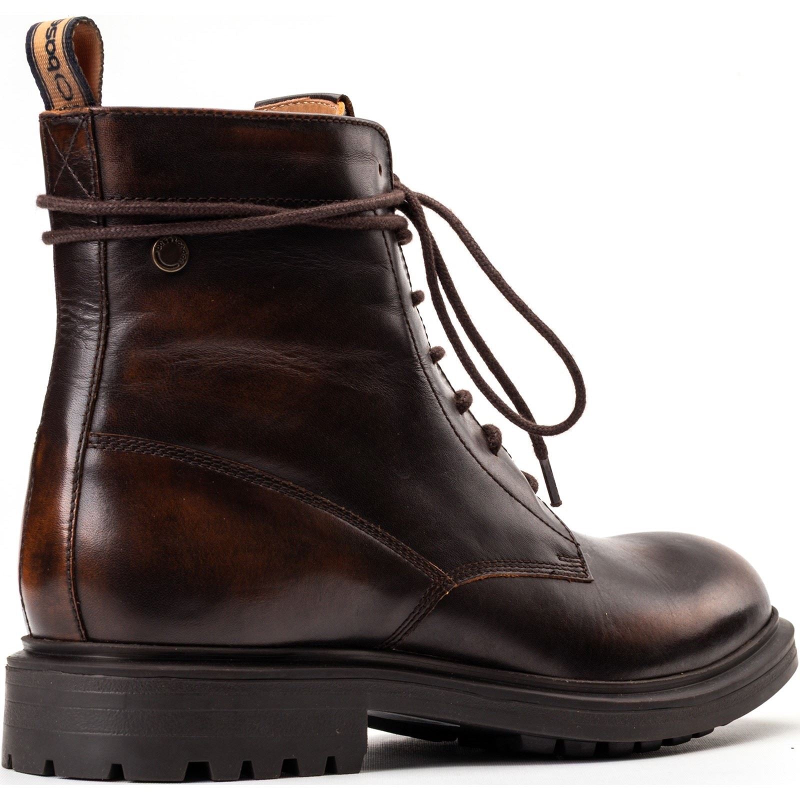 Base London Brunel Leather Men's Brown Ankle Boots