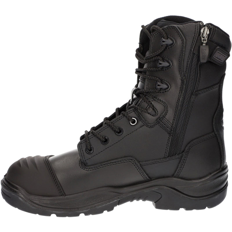 Magnum Rigmaster Side-Zip Leather Black Safety Boots