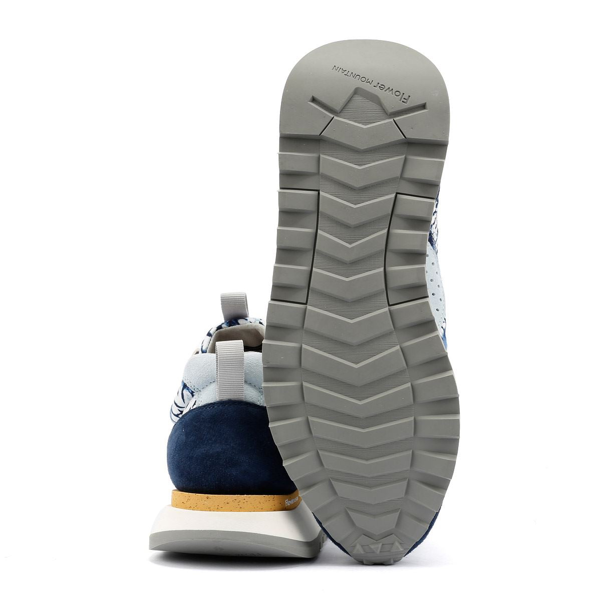 Flower Mountain New Asuka Blue Tie Dye Trainers