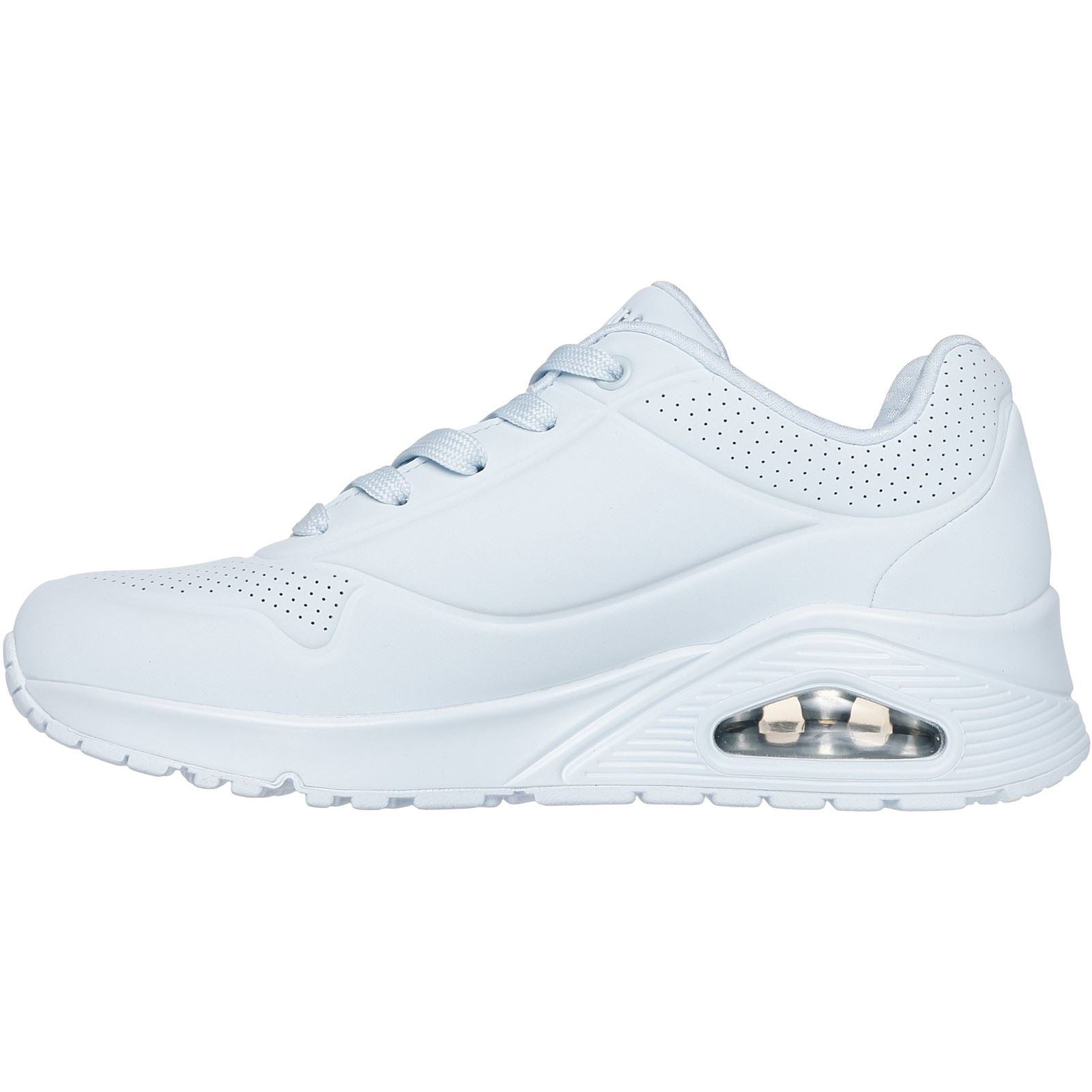 Skechers Uno Stand On Air Synthetic Women's Light Denim Trainers