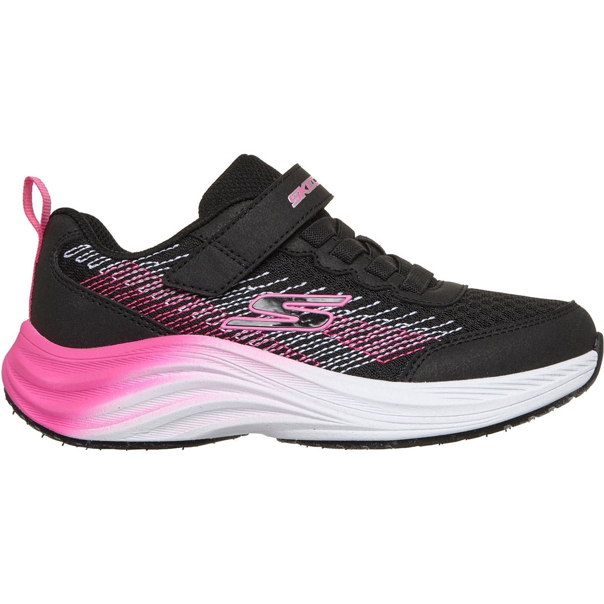 Skechers Elite Sport Pulse Black/Hot Pink Trainers