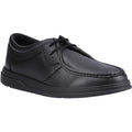 Hush Puppies Ronan Mocc Leather Youth Black Moccasins Shoes