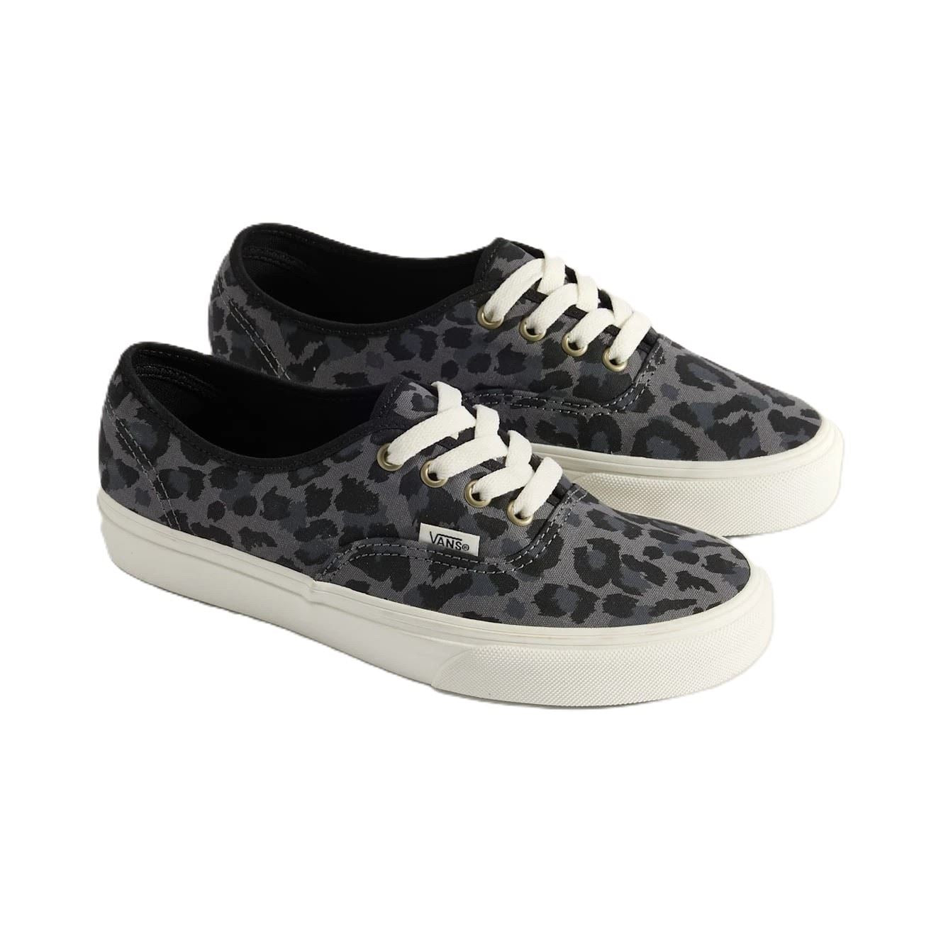 Vans Authentic Canvas Women's Leopard Black/Pewter Trainers