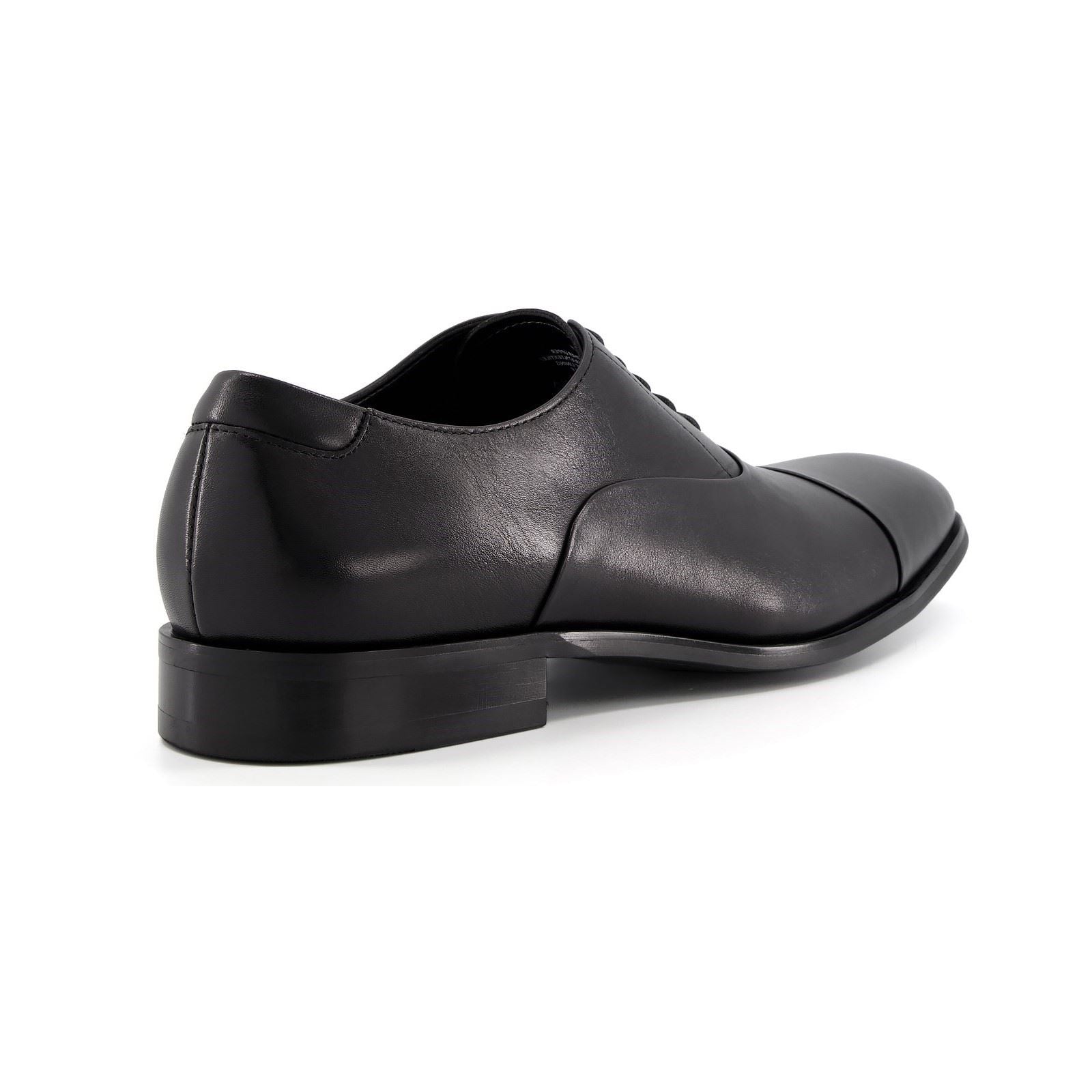 Dune Secrecy Leather Men's Black Oxford Shoes