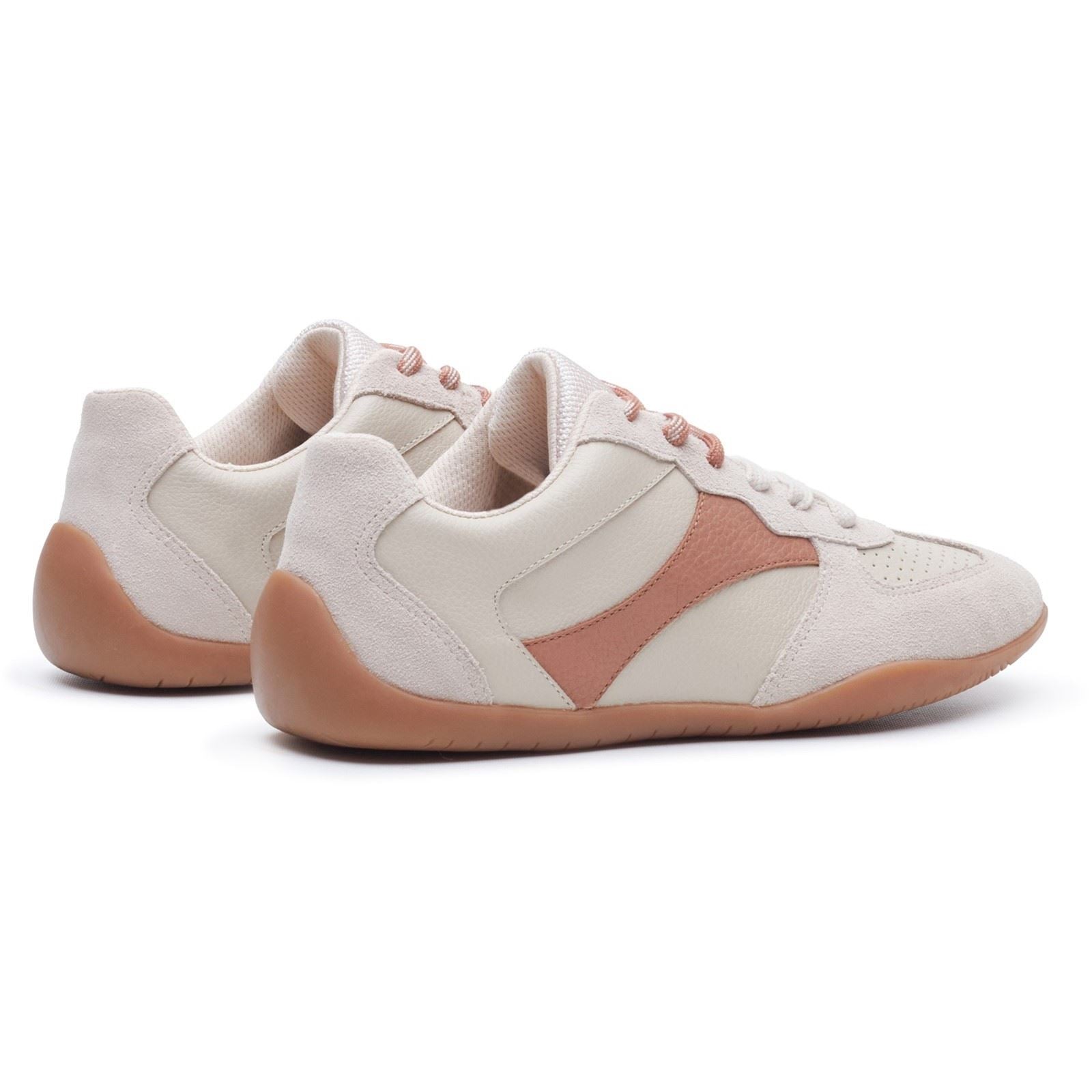 Hush Puppies Jovie Leather Women's TAUPE Trainers